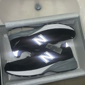 New Balance 990v3 MIUSA Black, White